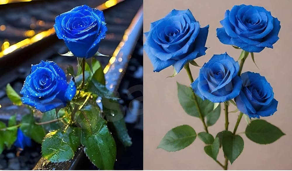 Blue Rose Flower Seeds Cultivate Unique Blooms in Your Garden