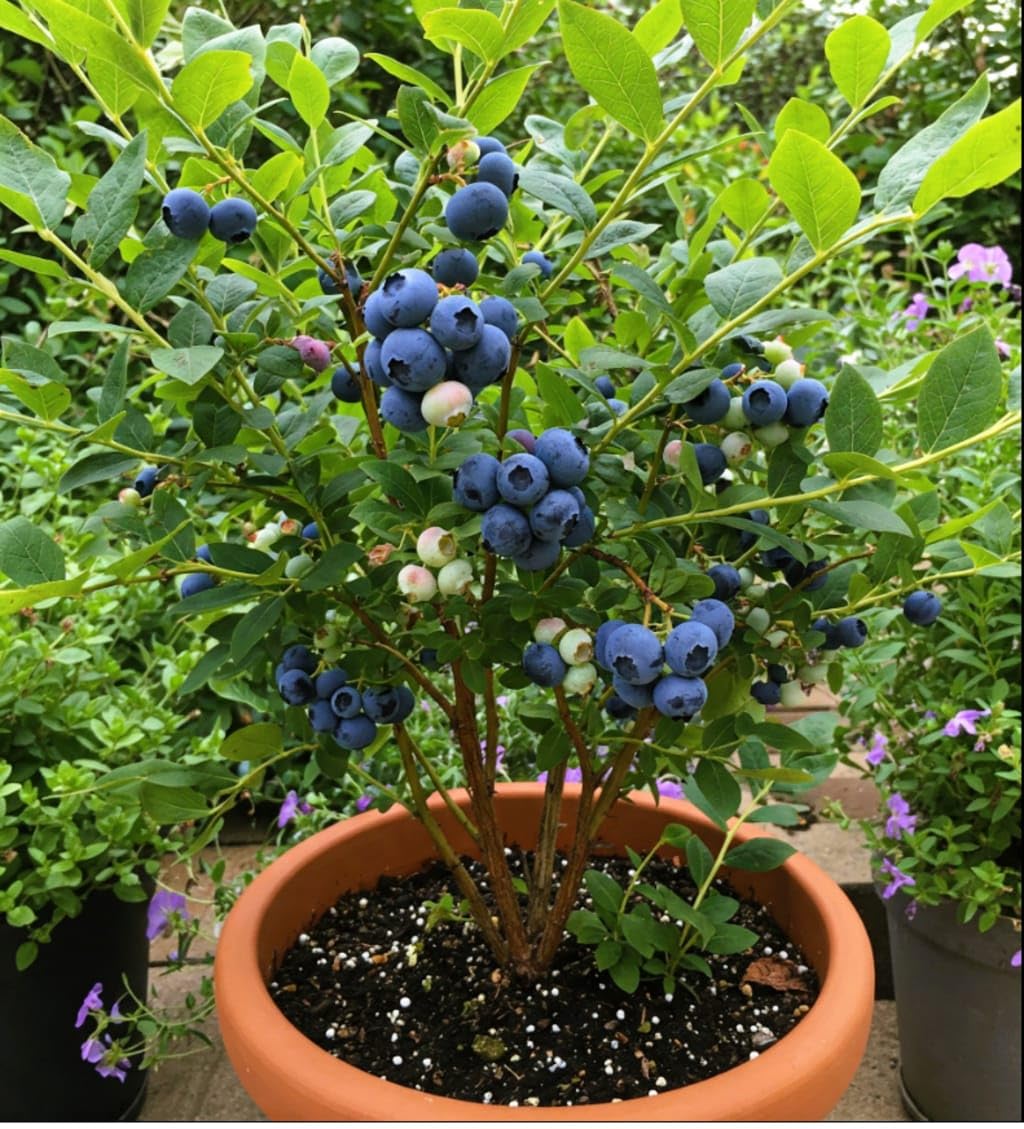 Blueberry Fruit Seeds Collection for Planting | Premium Blueberry Seeds Perennial Fruit Seeds for Home Gardens, Raised Beds & Containers