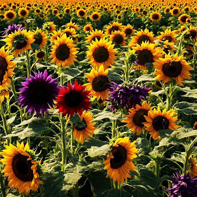 Mini Rainbow Sunflower Seeds, Ornamental Bonsai Plants