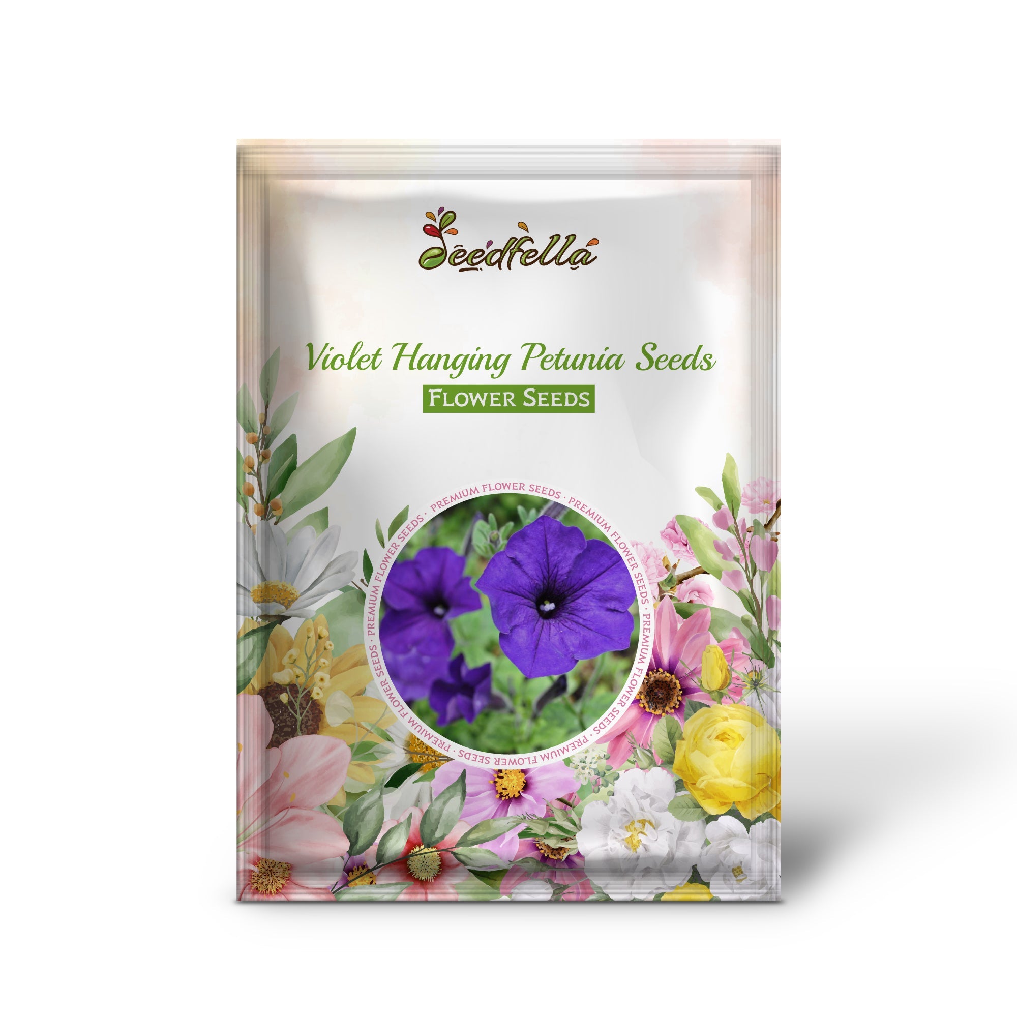 Violet Hanging Petunia Seeds for Vibrant Garden Planting