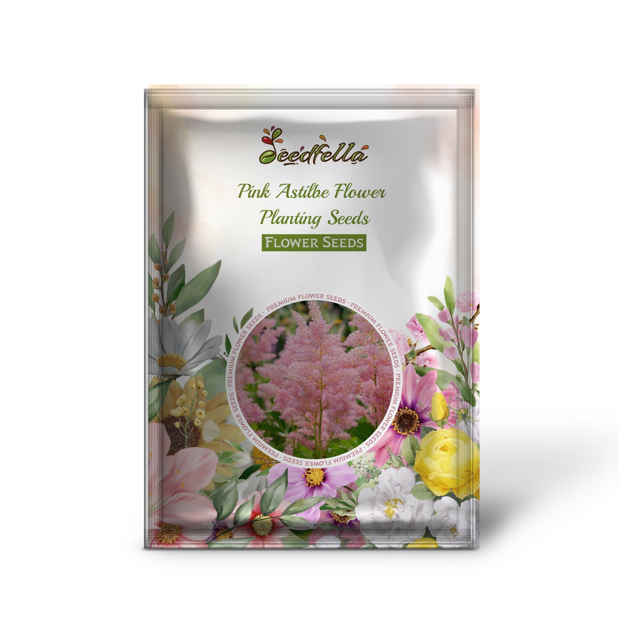 Pink Astilbe Flower Planting Seeds for Lush Garden Blooms