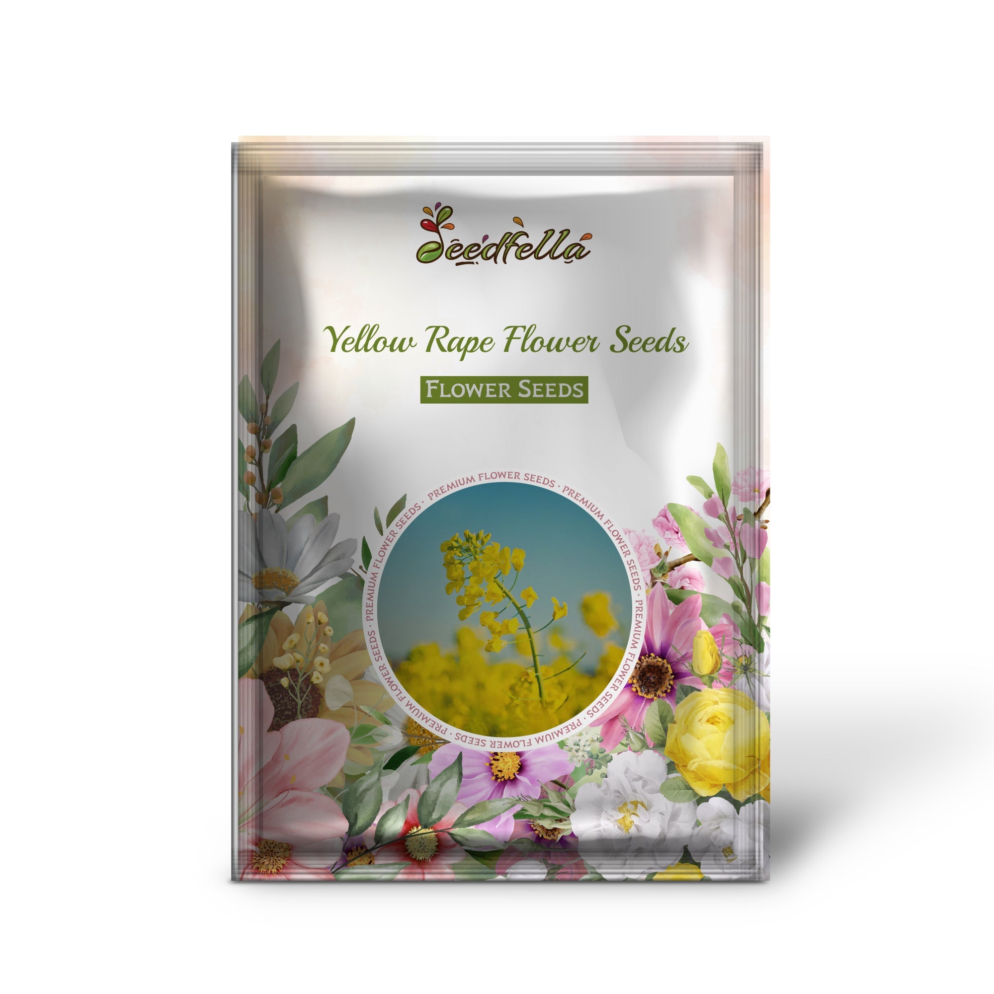 Yellow Rape Flower Seeds for Planting Brighten Your Garden