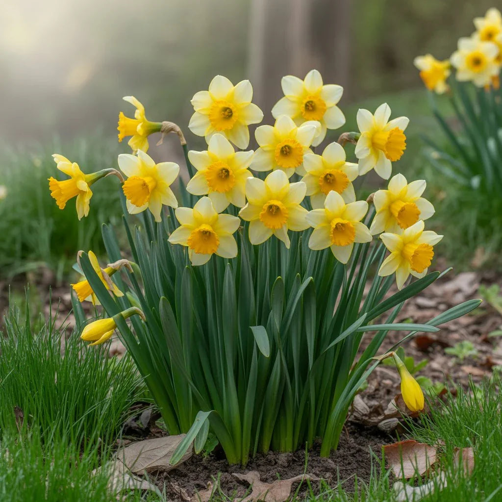 Blue Yellow Daffodils Flower seeds for Planting - Premium Quality, Heirloom & GMO Free Seeds for Home Garden