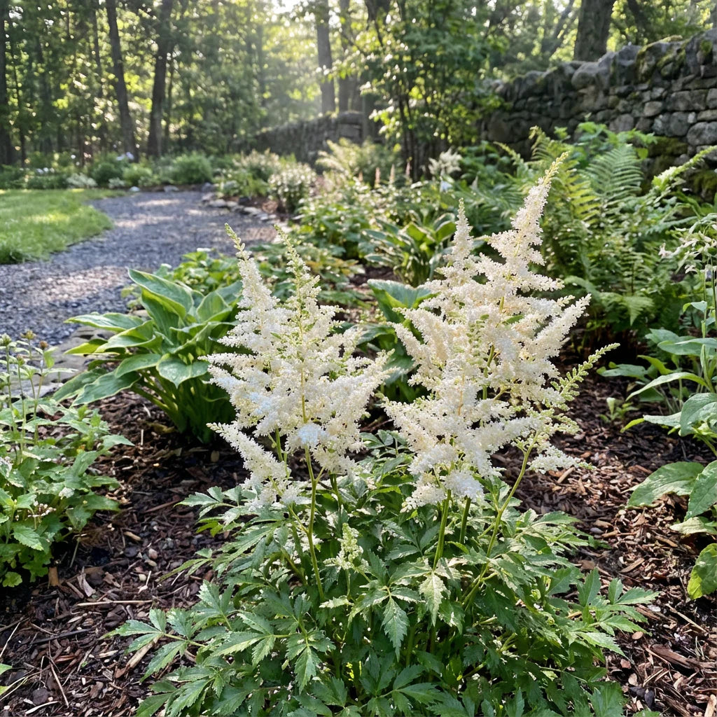 White Astilbe Flower Seeds for Planting - Perfect for Lush Garden Heirloom Non-GMO Seeds