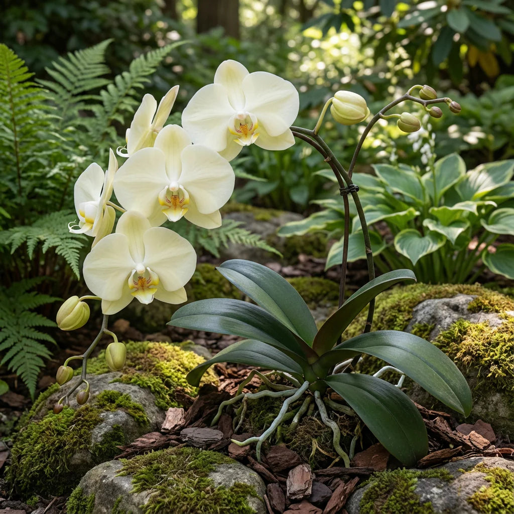 Cream Phalaenopsis Orchid Flower seeds for Planting - Long Bloom Season, Heirloom & GMO Free Seeds for Home Garden
