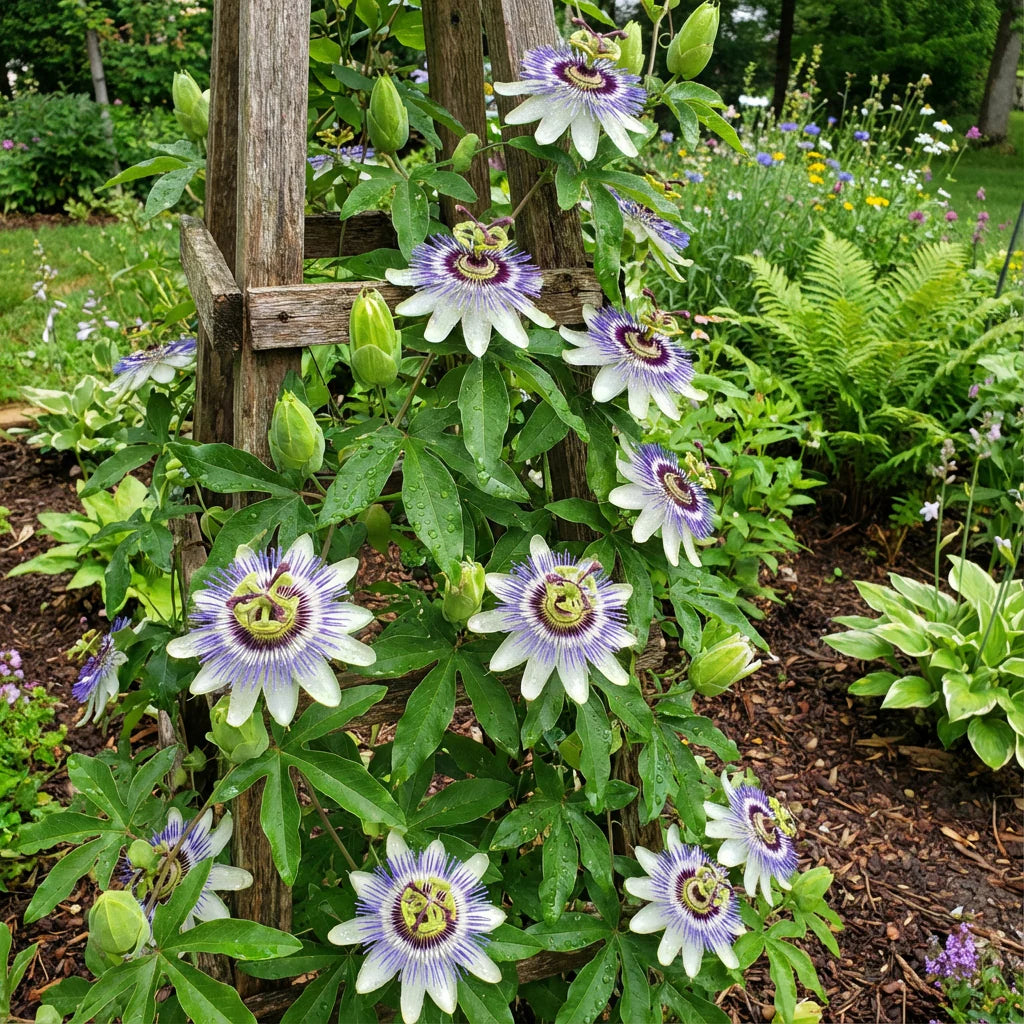 Purple Passiflora Incarnata Flower seeds for Planting - Fragrant Blossoms, Heirloom & GMO Free Seeds for Home Garden