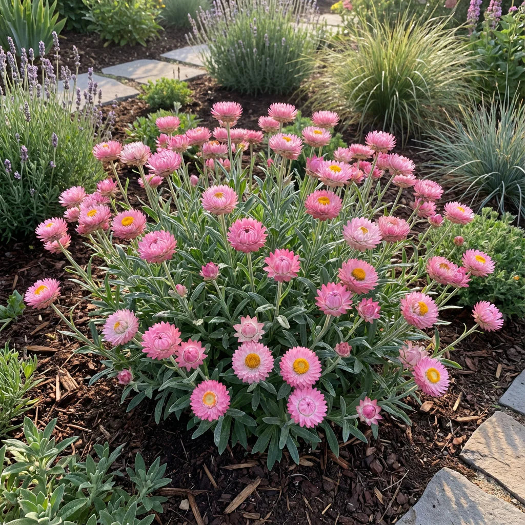 Pink Immortelle Flower Seeds for Planting Beautiful Everlasting Blooms for Your Garden