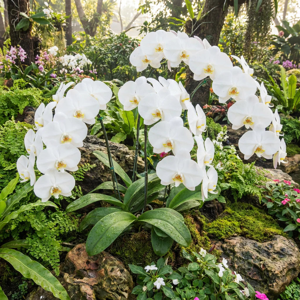 White Orchid Flower Planting - Seeds for Stunning Blooms in Your Garden