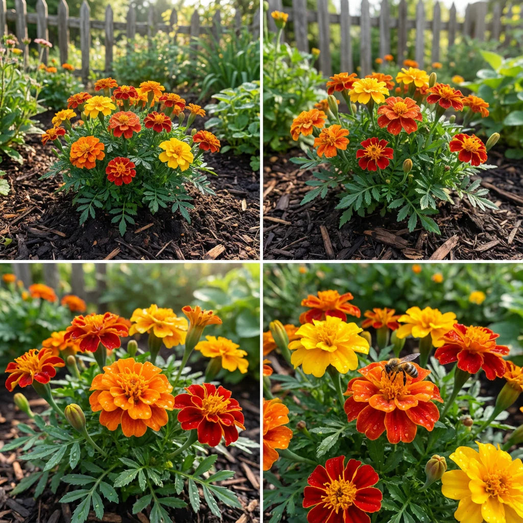 Marigold Mix Flower Seeds for Planting - Vibrant Annual Blooms - Evergrowseeds