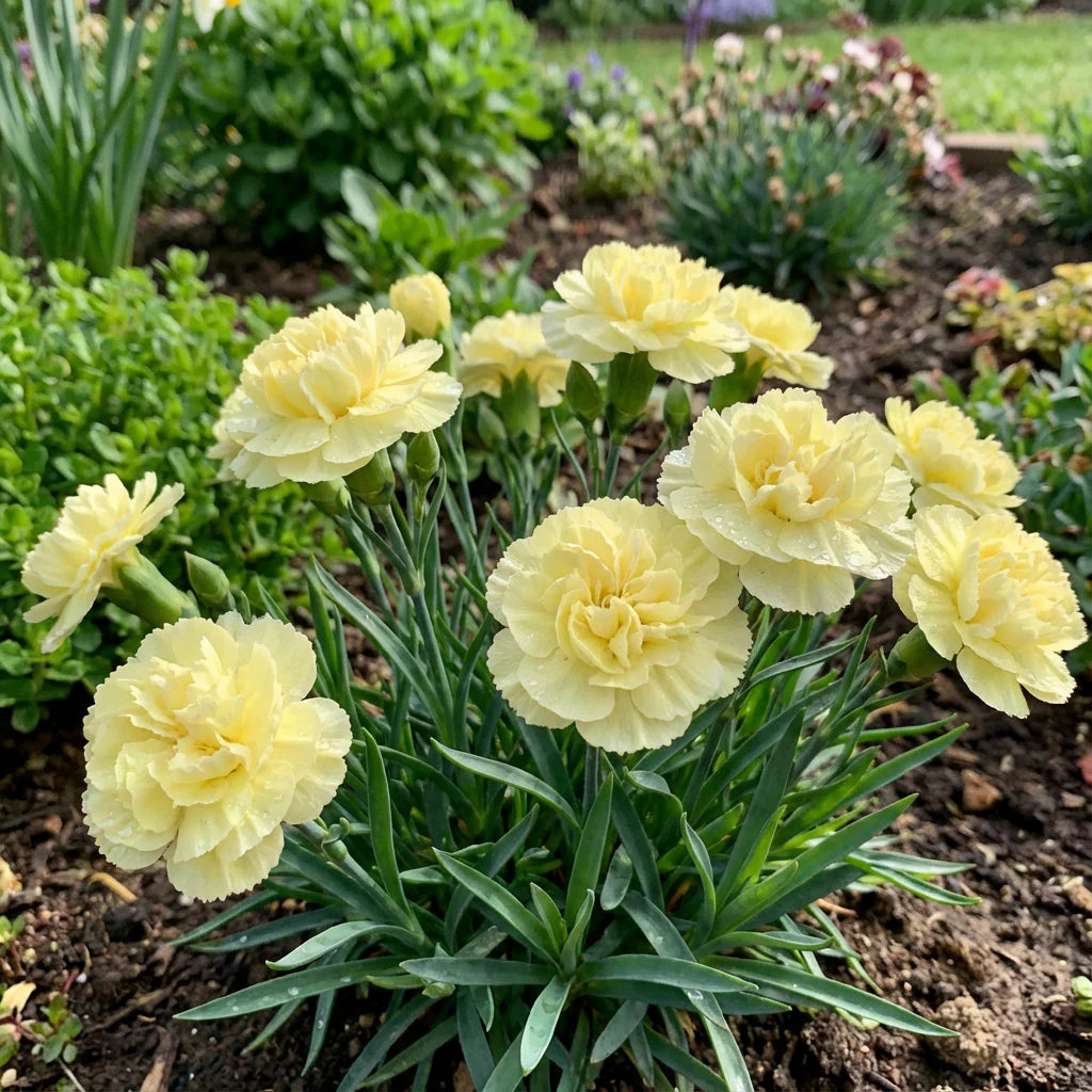 Light Yellow Carnation Flower seeds for Planting Cut Flower Favorite Heirloom & GMO Free Seeds for Home Garden