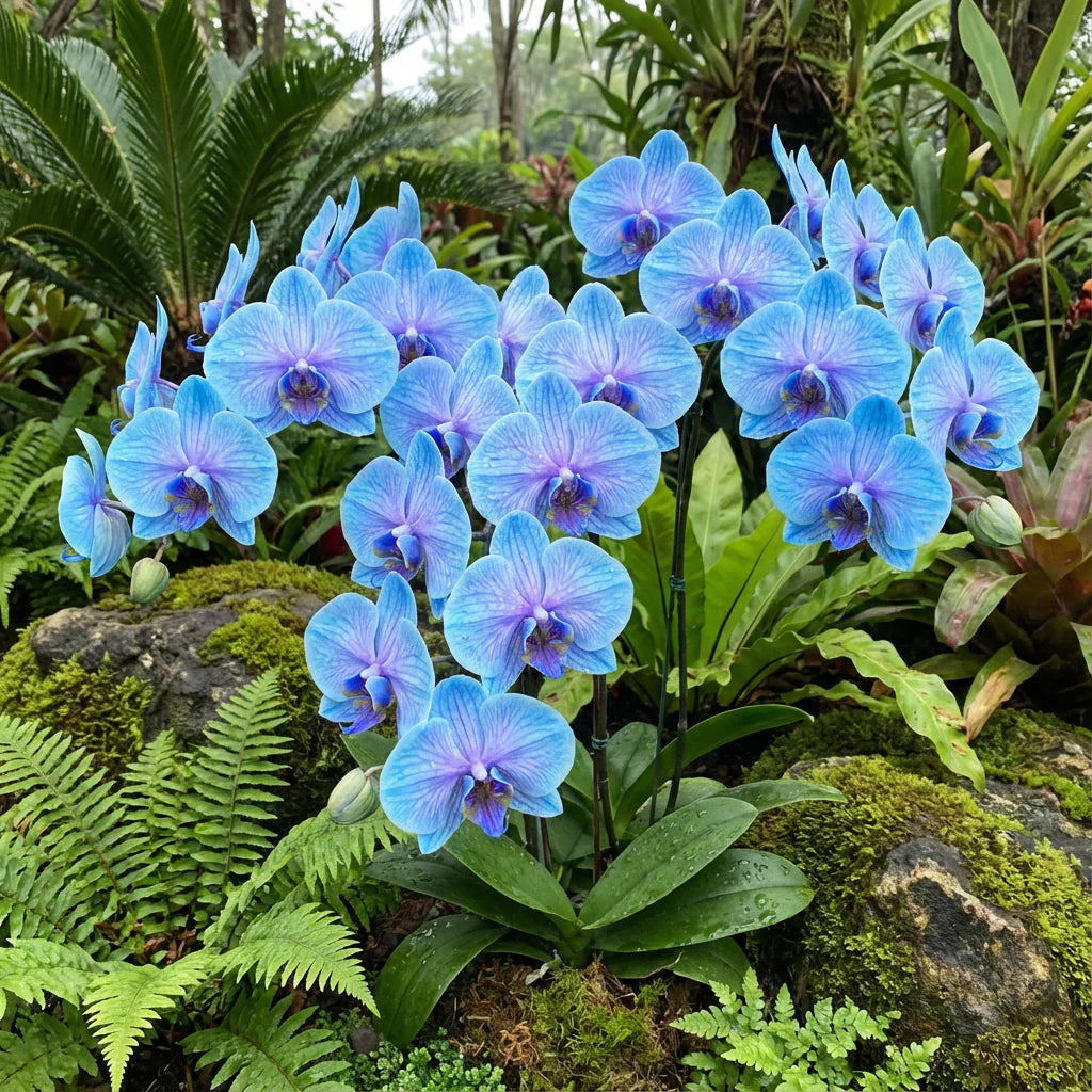 Sky Blue Cyclamen Flower seeds for Planting Easy to Grow Heirloom & GMO Free Seeds for Home Garden