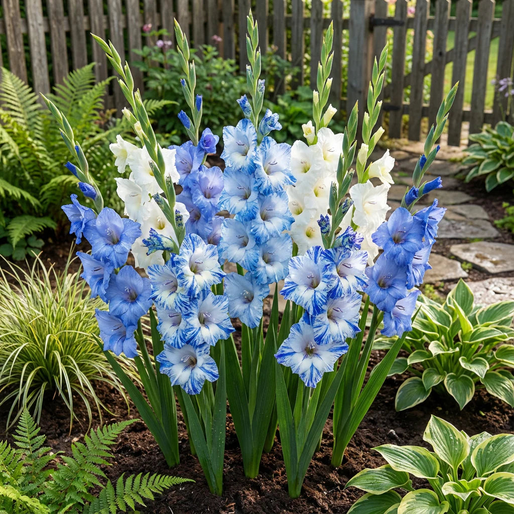 Blue White Gladiolus Flower Seeds for Planting Seasonal Bloomer Heirloom & GMO Free Seeds for Home Garden
Sale
