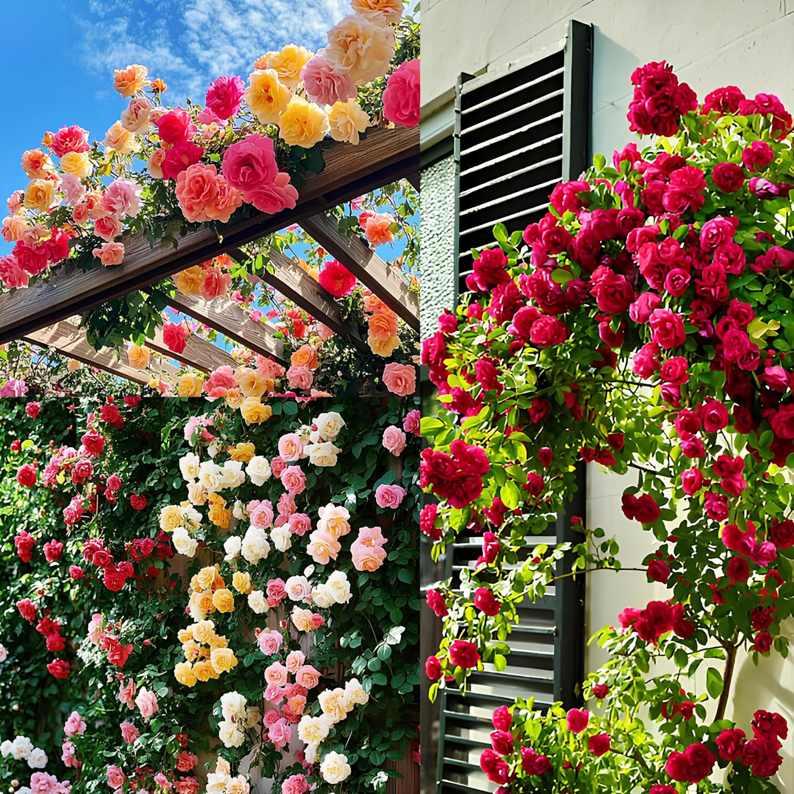 Mixed climbing rose seeds for planting