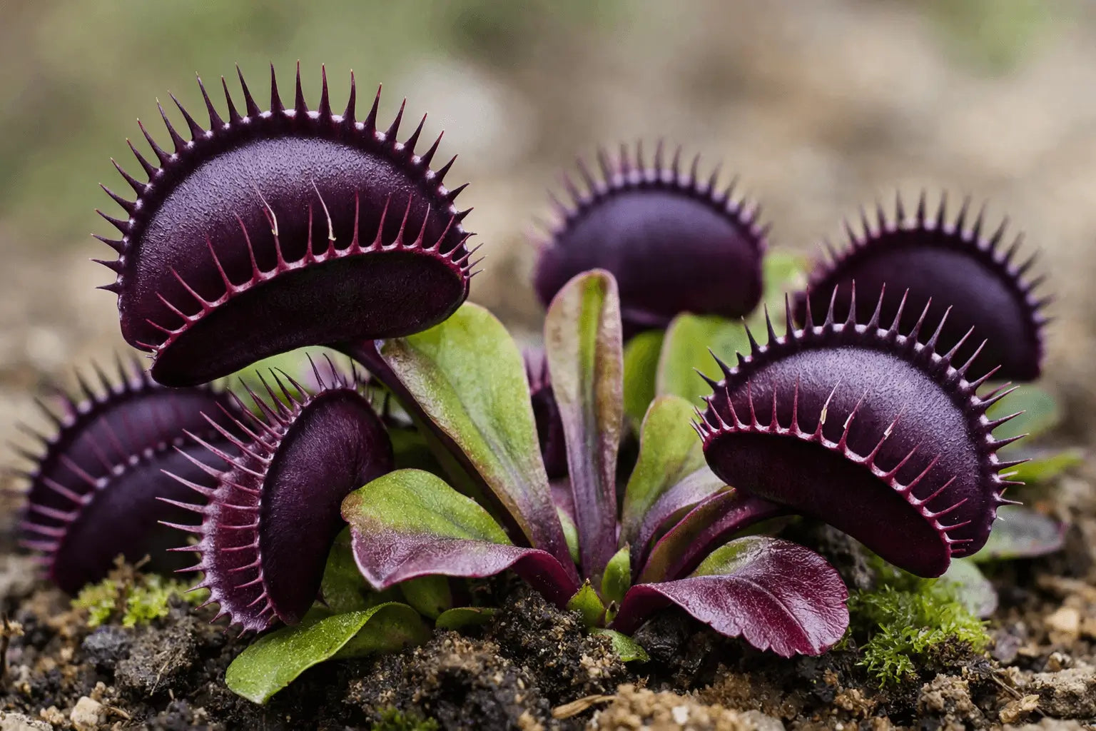 Venus Fly Trap Violet Flower seeds for Planting - Long Bloom Season, Heirloom & GMO Free Seeds for Home Garden
