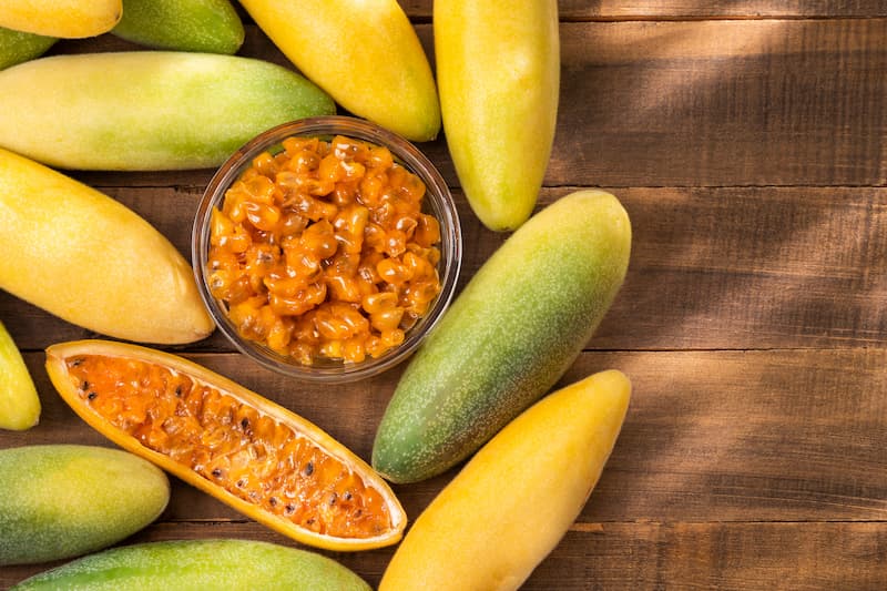 Orange Banana Passion Fruit Seeds for Planting Tropical Garden Delight