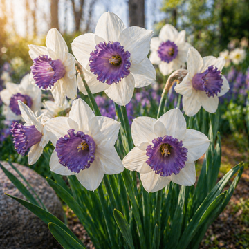 Violet White Daffodils Flower Growing Guide for Home Gardeners