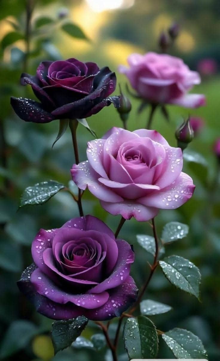 Violet Rose Flower seeds for Planting Garden Favorite Heirloom & GMO Free Seeds for Home Garden