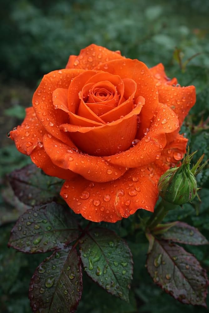 Orange Promise Rose Flower seeds for Planting - Bright Blooms, Heirloom & GMO Free Seeds for Home Garden Sale