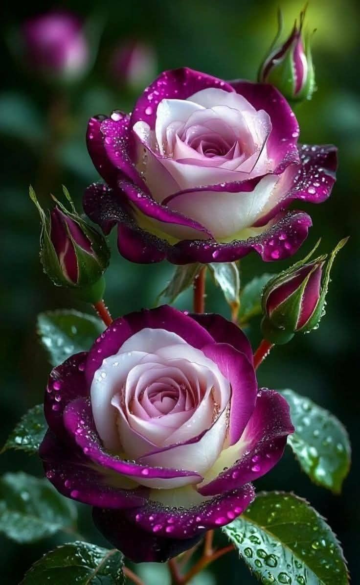 Violet Rose Flower seeds for Planting Garden Favorite Heirloom & GMO Free Seeds for Home Garden