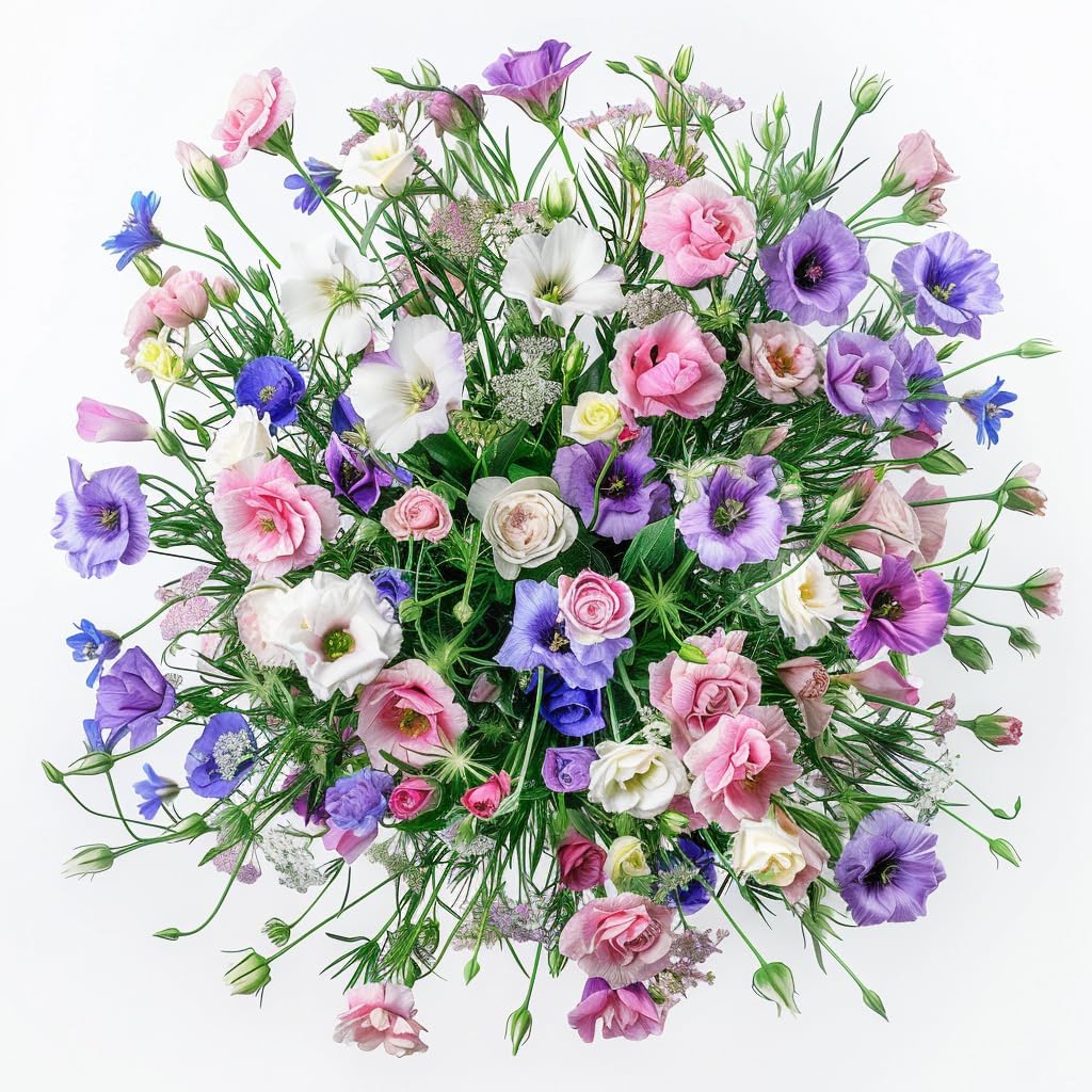 Mixed Lisianthus Flower seeds for Planting - Pollinator Friendly, Heirloom & GMO Free Seeds for Home Garden
 
 Sale for planting in home garden.