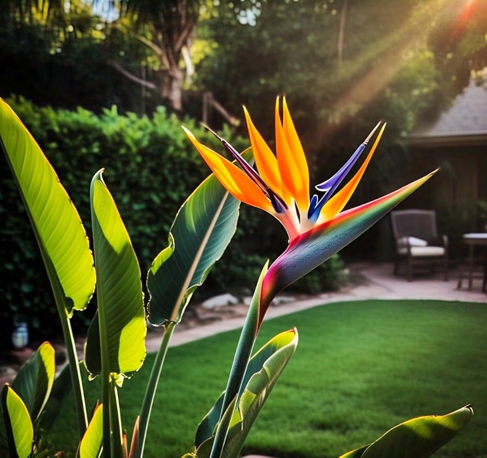 Bird of Paradise Seeds for Planting Strelitzia reginae for tropical gardens and indoor displays