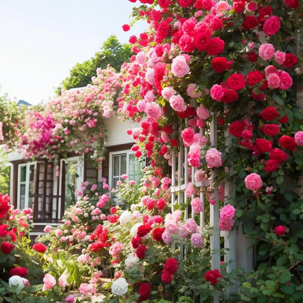 Mixed Colour Home Garden Rose Flower Seeds for Planting Fragrant Blossoms Heirloom & GMO Free Seeds for Home Garden
 
 Sale