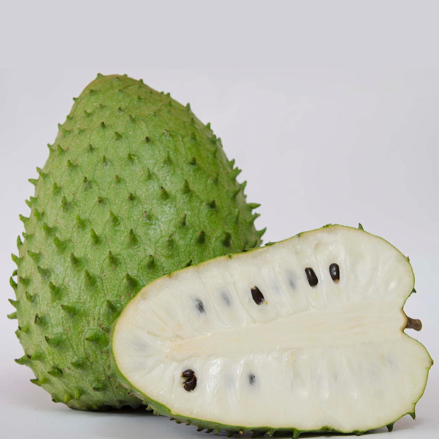 Giant Soursop Seeds Annona Muricata Tropical Fruit Sweet And Tangy Flavor Used In Culinary Health