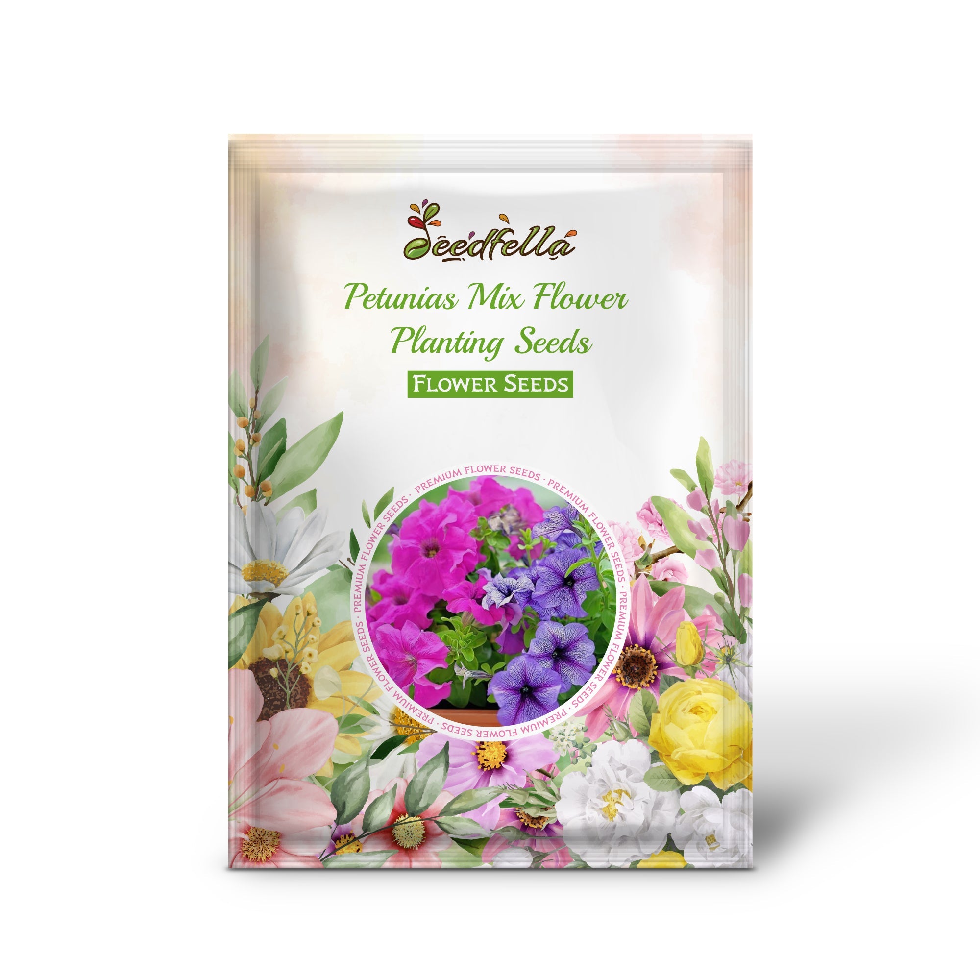 Petunias Mix Flower Planting Seeds for Vibrant Gardens