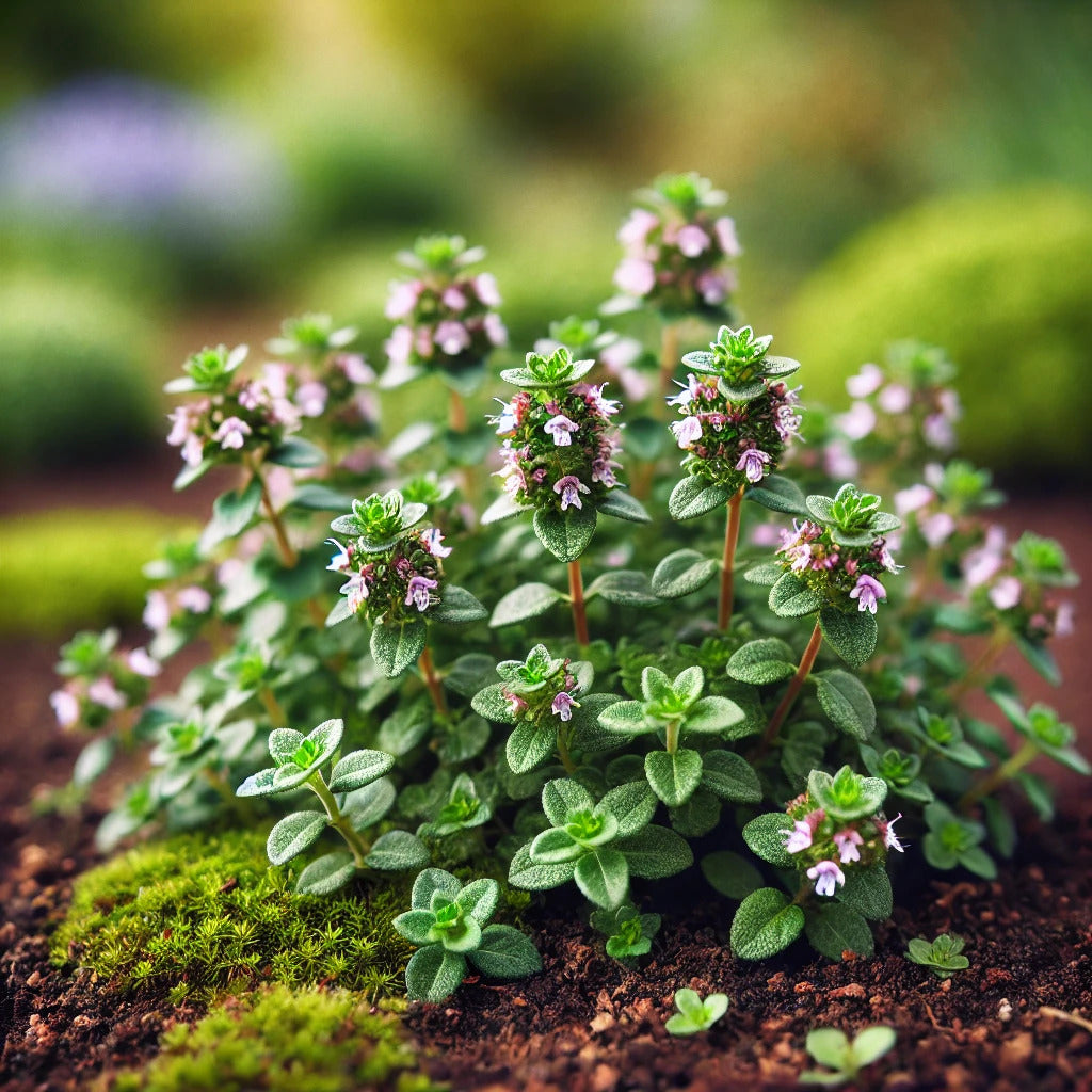Heirloom Creeping Thyme Plant Seeds – Fragrant Purple Flower Ground Cover