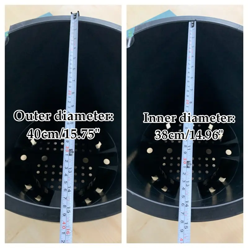 25L/30L Recycled Plastic Planting Pot With Holes – Ideal For Blueberries And Nursery Trees Garden