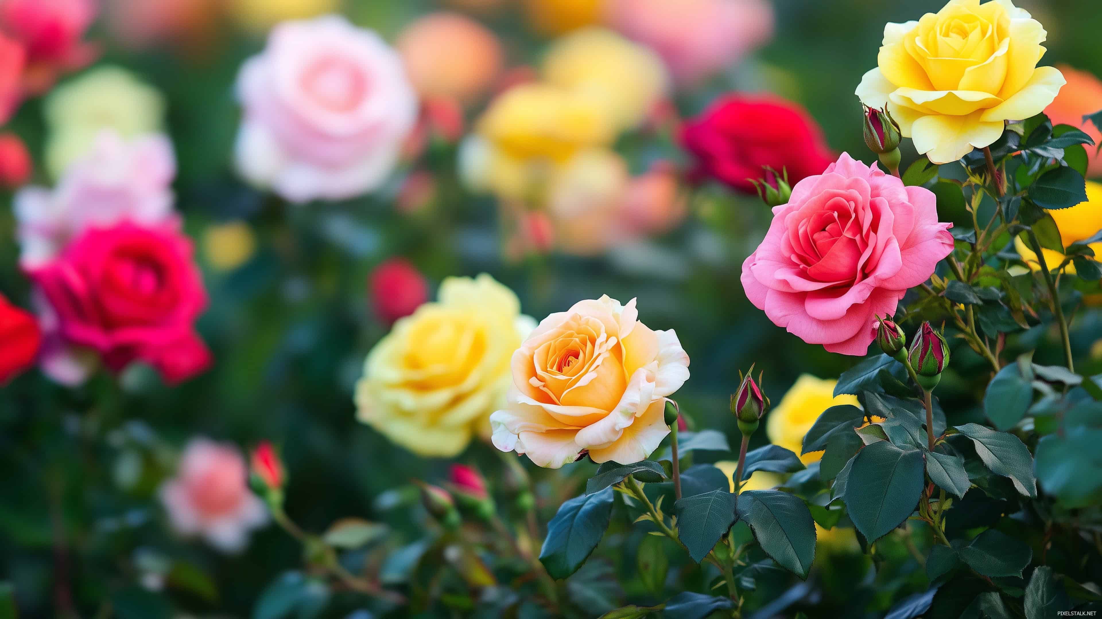 Multi Rose Flower seeds for Planting - Perfect for Borders, Heirloom & GMO Free Seeds for Home Garden S
