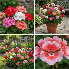 Multi-Colour Geranium Flower seeds for Planting - Low Maintenance, Heirloom & GMO Free Seeds for Home Garden
