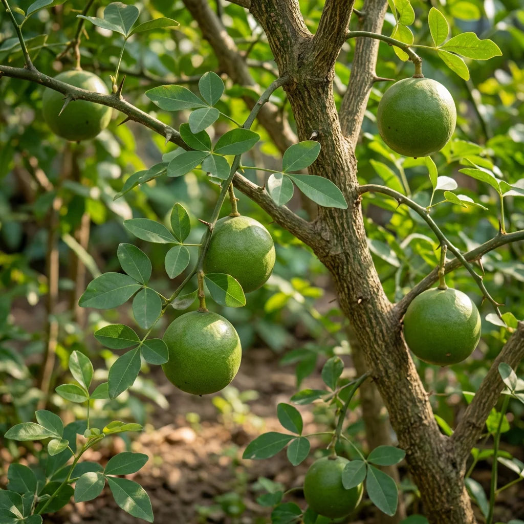 Brown Aegle Marmelos Fruit Planting Seeds