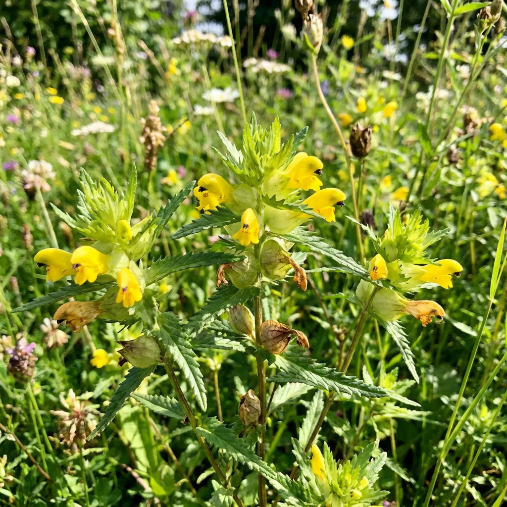 Yellow Rattle Flower Seeds for Planting