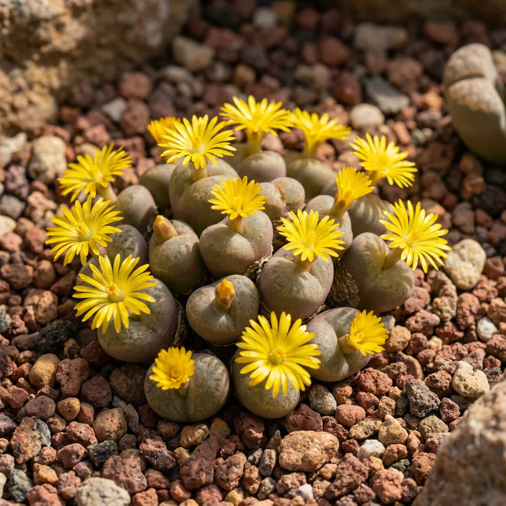 Yellow Conophytum Flower Planting Seed for Plantings for Planting Seed for Planting for Unique and Compact Blooms Heirlo