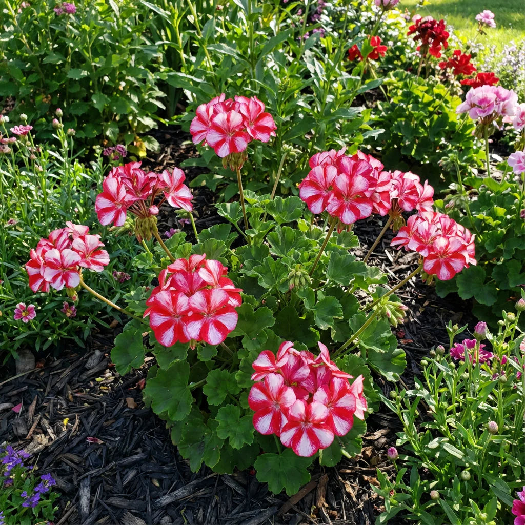 White Univalve Geranium Flower Seeds for Your Garden  Seed for Gorgeous and Lush Growth