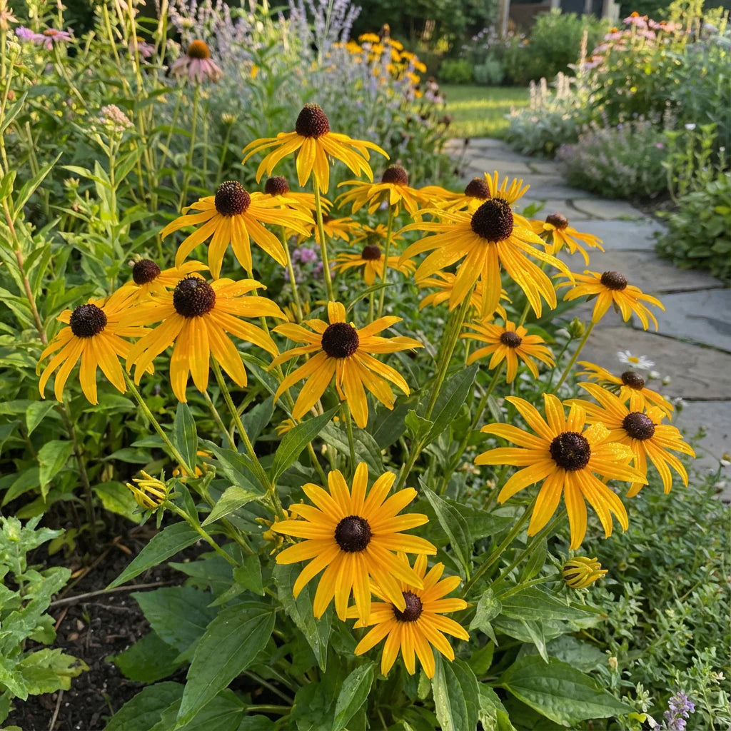 Yellow Fulgida Perennial Seeds Flower seeds for Planting - Seasonal Bloomer, Heirloom & GMO Free Seeds for Home Garden