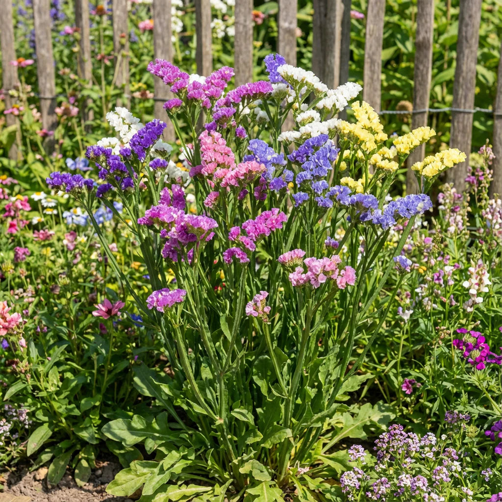 Statice Mix Planting Seeds  Vibrant Blooms for Spring Gardens - Evergrowseeds
