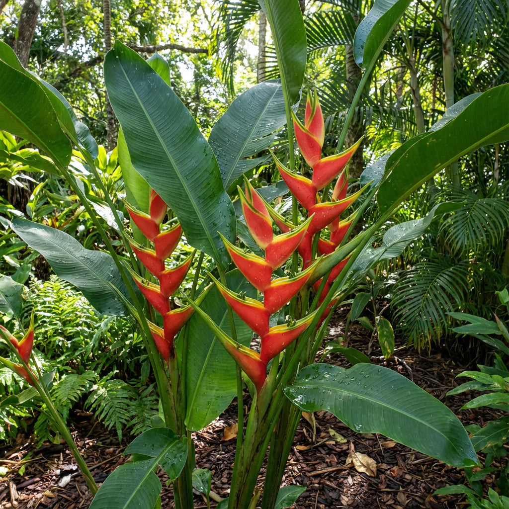 Heliconia Wagneriana Seeds for Tropical Planting  Vibrant Exotic Blooms - Evergrowseeds