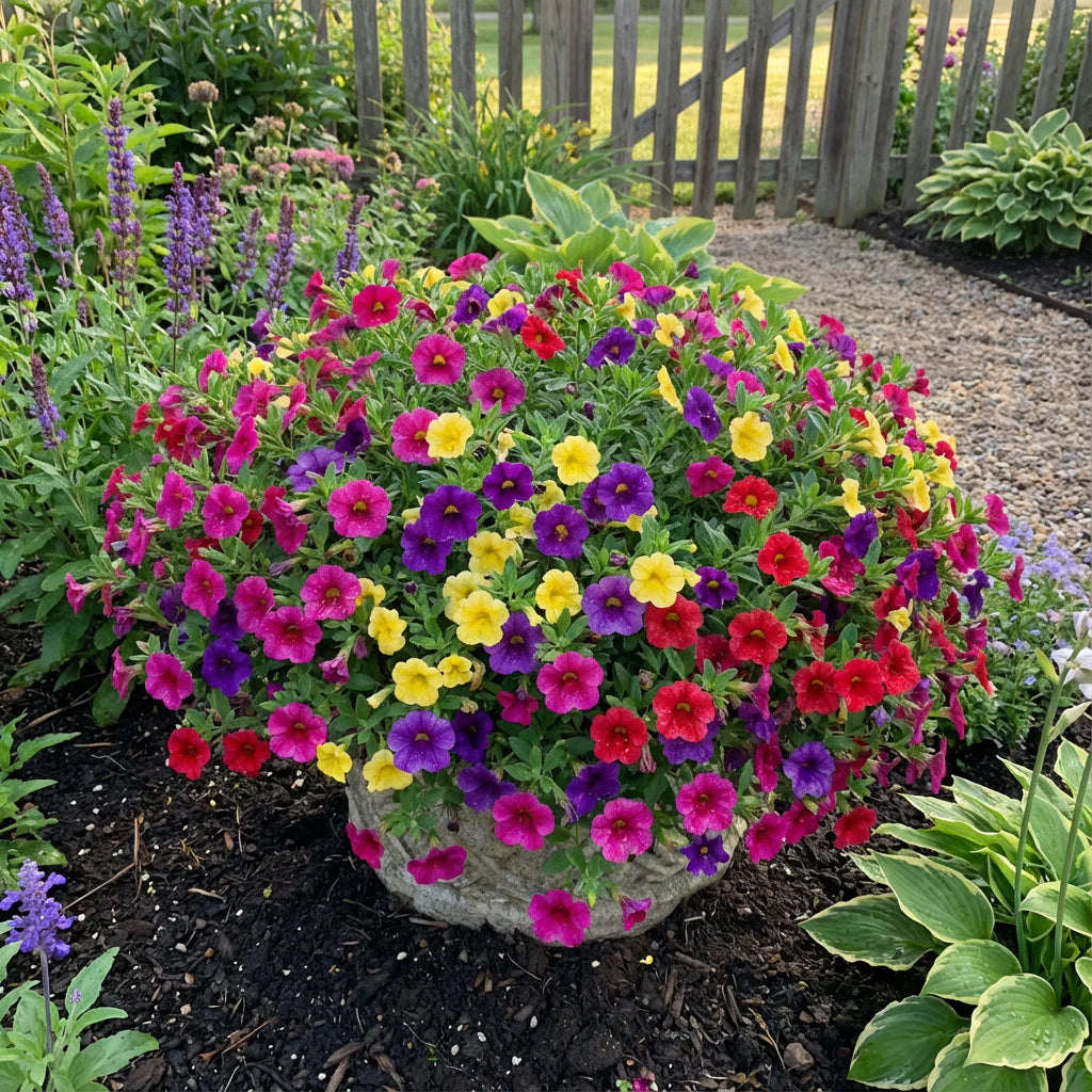 Mixed Superbells Petunia Seeds Flower seeds for Planting - Pollinator Friendly, Heirloom & GMO Free Seeds for Home Garden