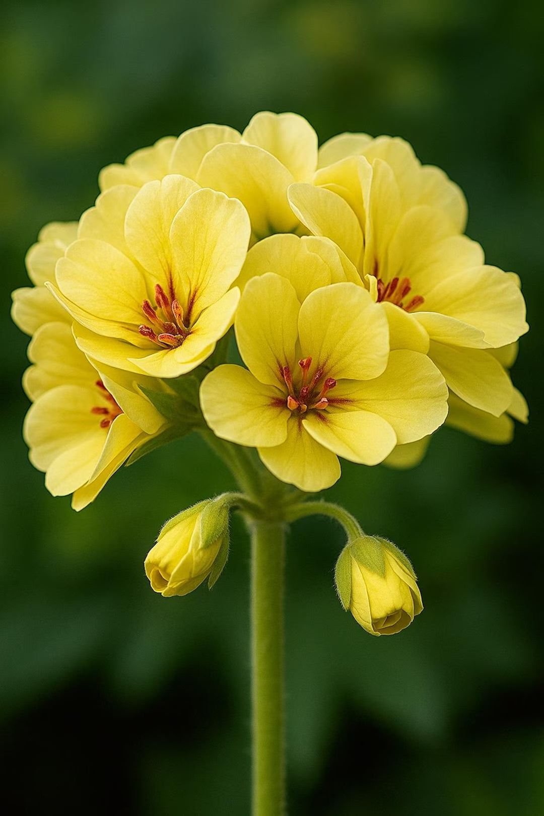 Light Yellow Geraniums Flower seeds for Planting - Compact Growth, Heirloom & GMO Free Seeds for Home Garden