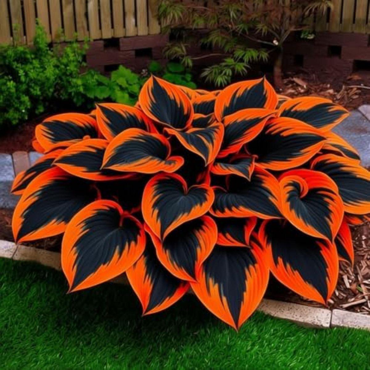Evergrowseeds Hosta flower seeds for planting, non-GMO heirloom perennial shade plant with lush green foliage, Hosta spp. variety