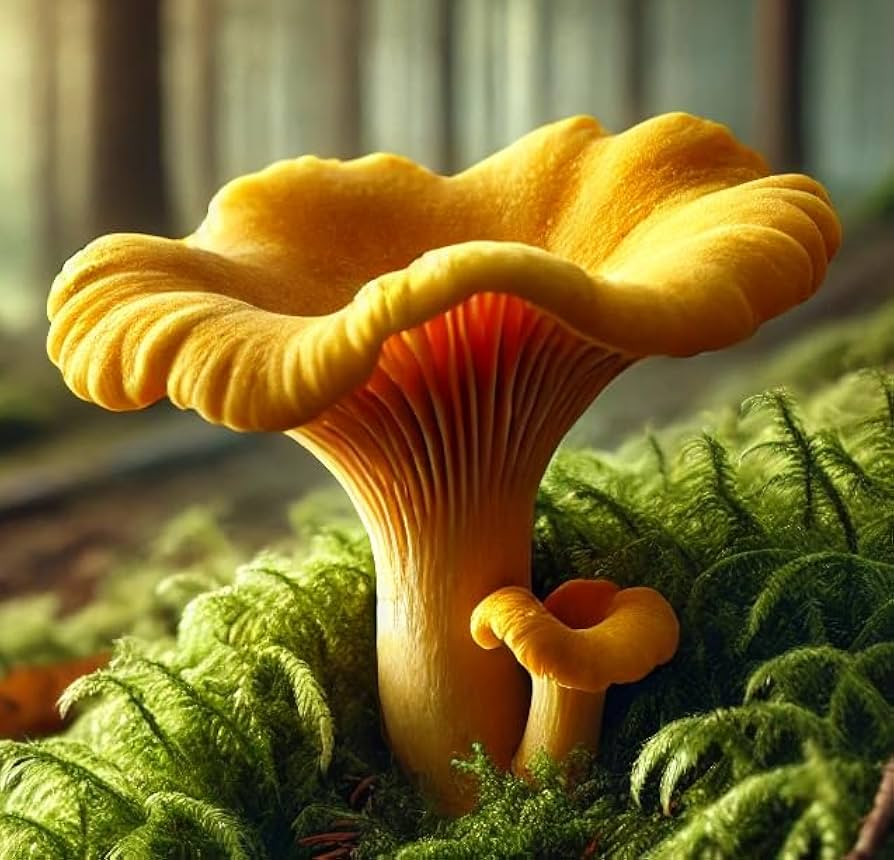 Chanterelle Mushroom Seeds – Tree Root Spores for Planting