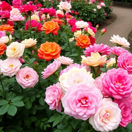 MultiColour Rose Flower Seeds for Planting Hardy Variety Heirloom & GMO Free Seeds for Home Garden
 
 Sale