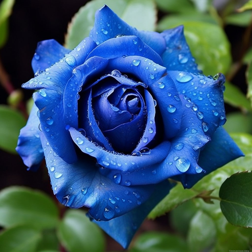 Light Blue Osiria Rose Seeds for Planting - Unique Flower Variety - Evergrowseeds